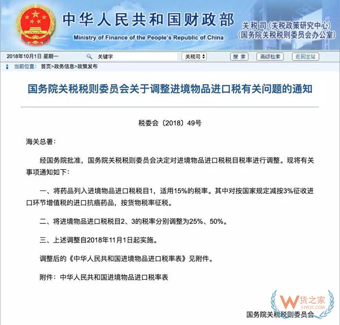 國家財政部又發(fā)出重磅政策， 降低部分進口物品的進口稅率，進口跨境電商迎來發(fā)展機遇……